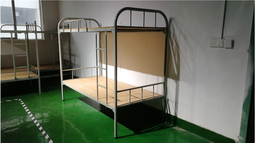 贛州永固鐵床C004直管雙層上下鋪鐵床