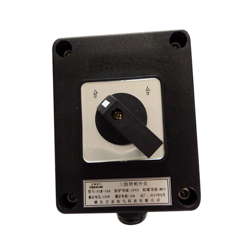 FZM-250v10a防水防塵防腐照明開關(guān)