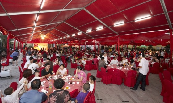 沙縣促銷篷房租賃 加工定做餐飲大排檔帳篷 出售倉庫篷房
