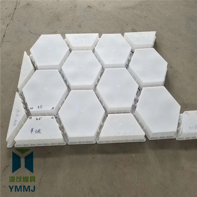 護(hù)坡六角模具  水泥生態(tài)護(hù)坡磚模具  源茂網(wǎng)格護(hù)坡模具廠家