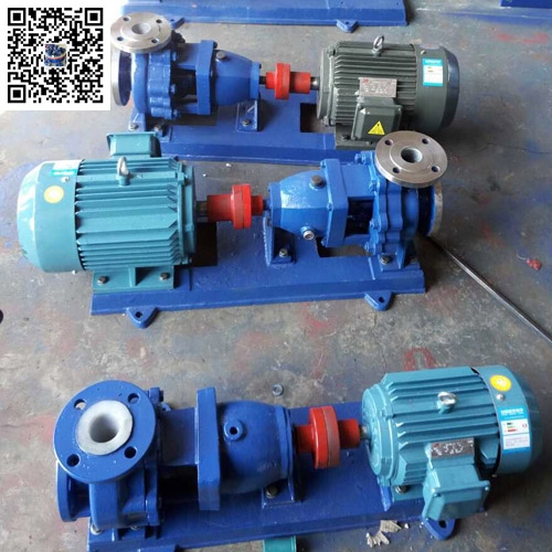 化工泵安裝，IHF150-125-400耐腐蝕塑料泵