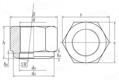 提供美標(biāo)英制緊固件重型螺母（對(duì)邊，高度及內(nèi)孔）參數(shù)表300元每份