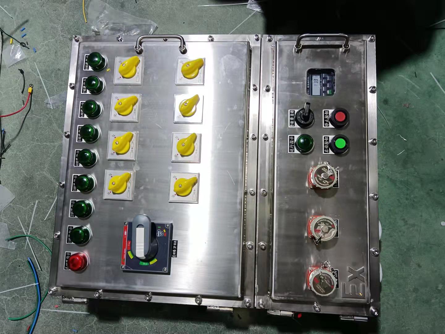 防爆星三角啟動器施工現(xiàn)場防爆操作柱防爆檢修箱廠用不銹鋼防爆小屋防爆檢修箱廠用