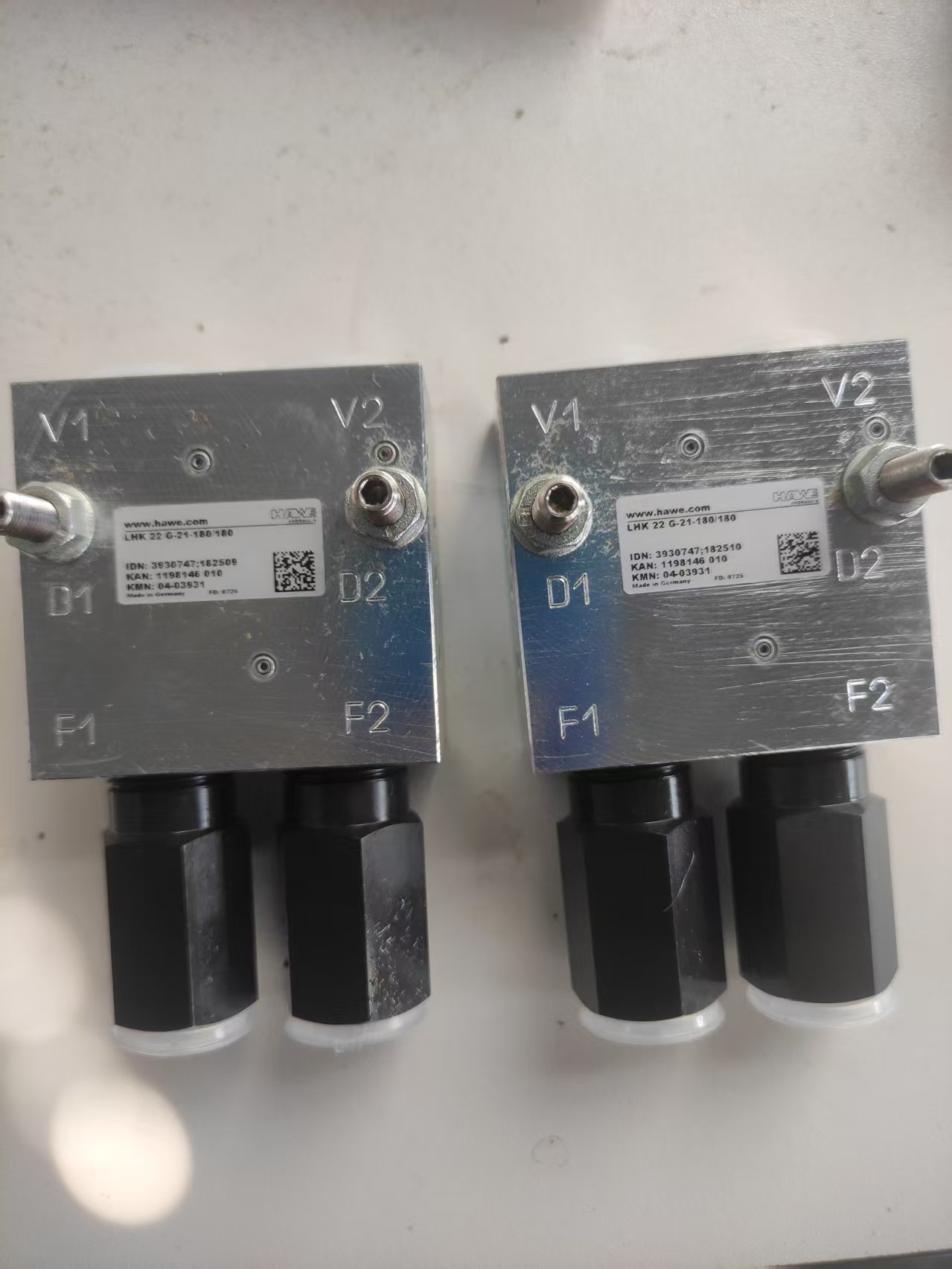 哈威 雙管式平衡閥 HAWE LHK22G-21-180/180