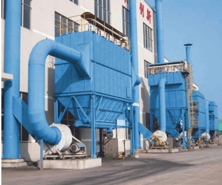 東莞大嶺山制衣廠粉塵處理-脈沖布袋除塵機