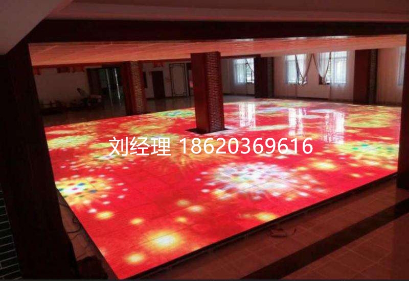 鄭州上街P6.25LED智能地磚屏智能游戲互動(dòng)感應(yīng)LED