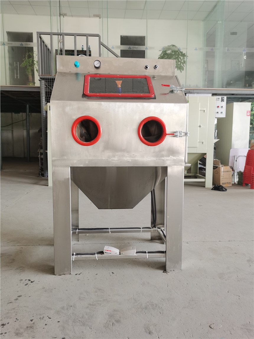 9080手動濕式噴砂機 液體自動循環(huán)  無塵噴砂
