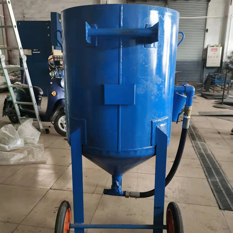 湛江手動移動式噴砂機(jī) 成型家具椅子茶桌做舊打風(fēng)化紋路處理