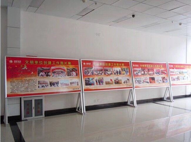 鈞道便攜式單雙面提手海報  單雙面眉頭海報架  展示架  方便運輸