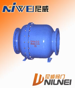 HQ45X微阻球形止回閥，法蘭式止回閥