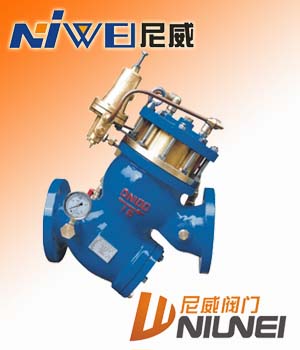 YQ98002過濾活塞式安全泄壓閥，過濾式安全泄壓閥，水力控制閥