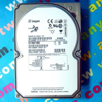 ST39216N IBM．Seagate．Fujitsu廈門源真在倉儲(chǔ)特價(jià)供應(yīng)