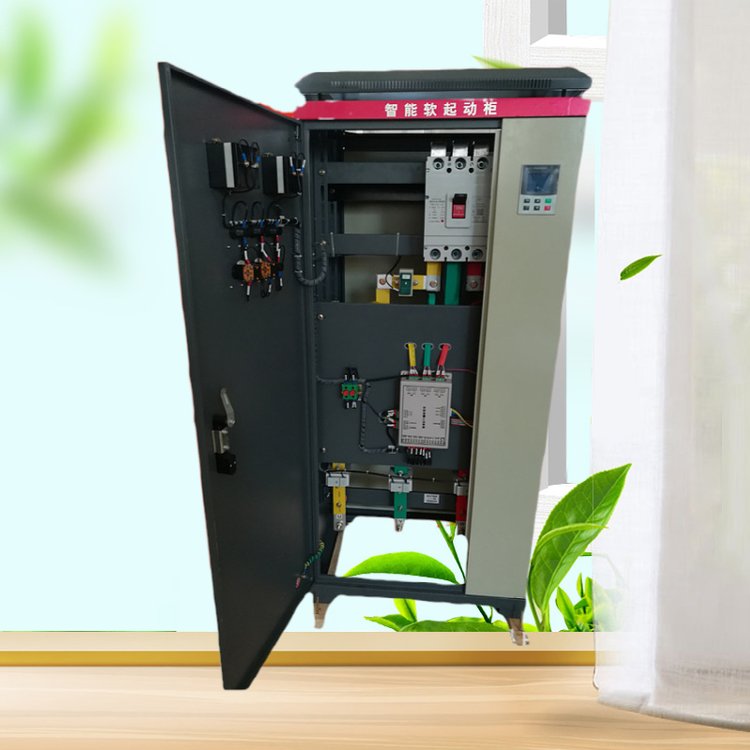 NK在線式智能電機(jī)軟啟動柜135KW160KW185KW風(fēng)機(jī)消防水泵起動柜