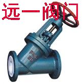 襯氟閥門，襯氟直流截止閥，防腐蝕截止閥，襯氟截止閥