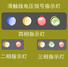 ABC-hcx-100天車滑觸線指示燈，天車滑線指示燈廠家