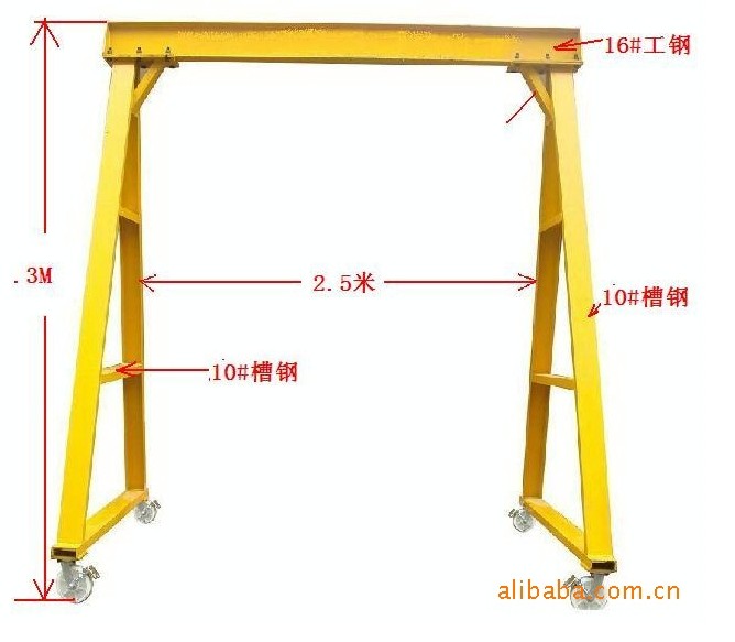 哪里有起重機廠家呢，就選深圳市斯博特，專業(yè)生產(chǎn)門式龍門吊架