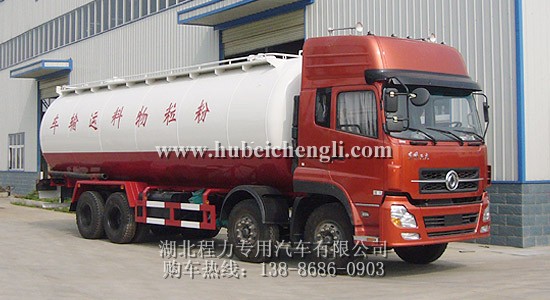 供應(yīng)廠家直銷(xiāo)東風(fēng)天龍粉粒物料車(chē)散裝水泥車(chē)價(jià)格圖片
