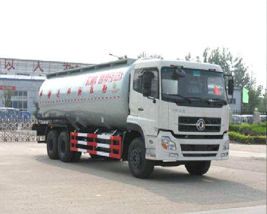 東風(fēng)天龍245馬力粉粒物料運(yùn)輸車