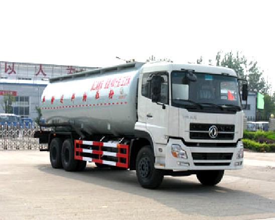 東風(fēng)天龍270馬力粉粒物料運輸車