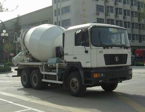 陜汽后雙橋混凝土攪拌運(yùn)輸車(8-12立方)路面工程車湖北水泥車