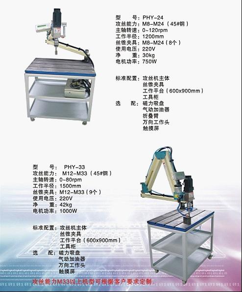 供應(yīng)通孔、盲孔絲錐不斷的電動(dòng)數(shù)控攻絲機(jī)
