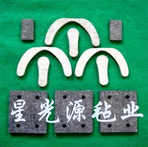 毛氈環(huán)，異形毛氈制品，齒輪毛氈墊
