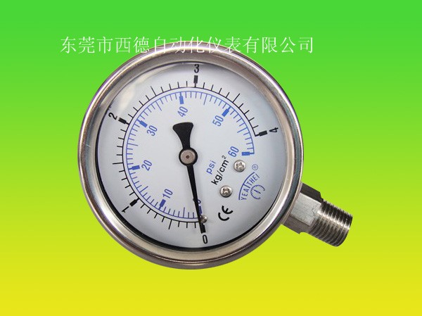 耐震全不銹鋼壓力表