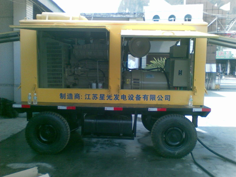 供應(yīng)拖車電站柴油發(fā)電機(jī)組 柴油發(fā)電機(jī)組