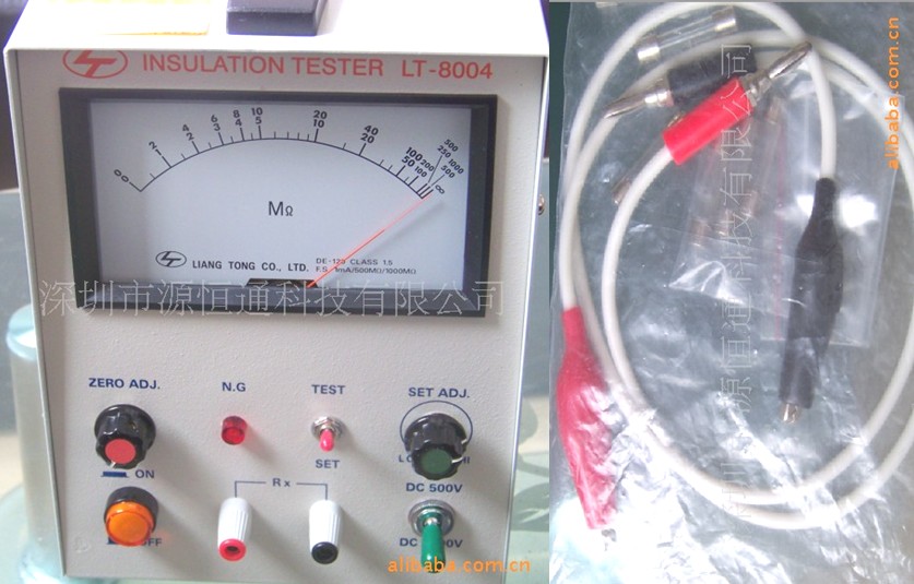 LT8004臺灣良東絕緣試驗器LT-8004指針式絕緣測試儀