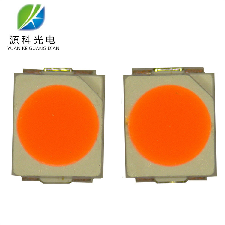 smd led貼片燈 3528點粉橙 貼片燈珠 3528 桔紅色 高亮3528橘紅色