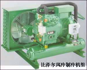 風(fēng)冷式半封雙級壓縮冷凝機(jī)組（比澤爾bitzer主機(jī)）