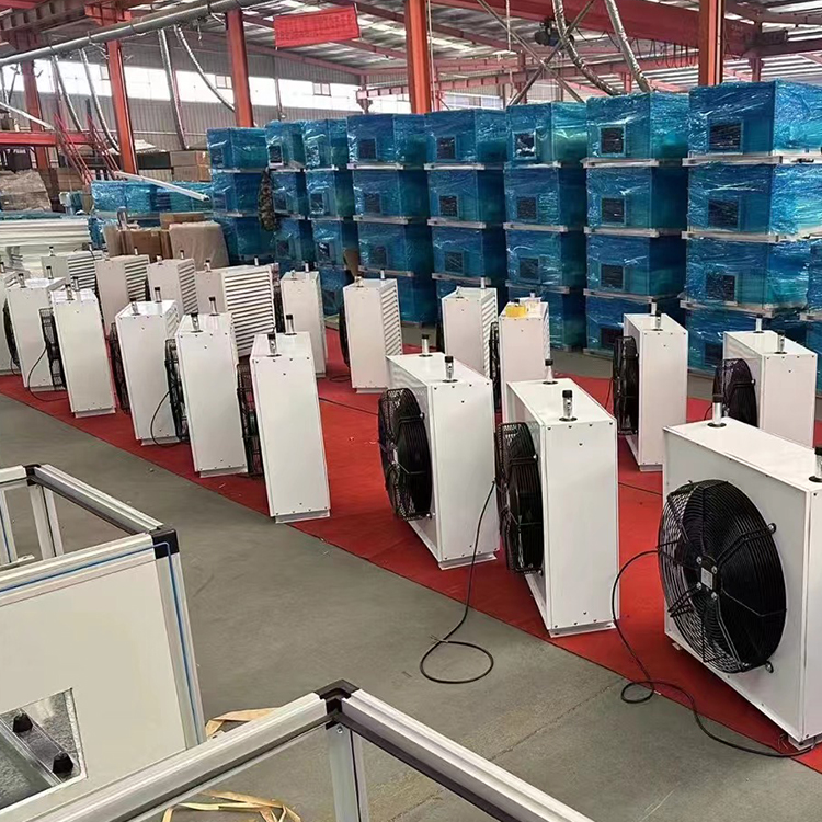 宇成廠房車間用熱水型暖風(fēng)機(jī)8GS蒸汽型電加熱型定做