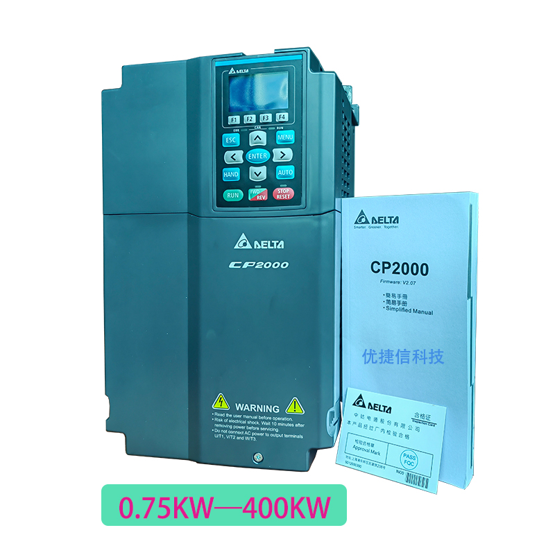 臺達變頻器VFD055CP43B-215.5KW380V風(fēng)機水泵型全新原裝