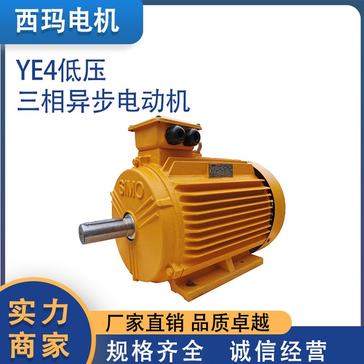 利特西瑪電機(jī)高效率三相異步電動(dòng)機(jī)YE2冷軋硅鋼片為導(dǎo)磁材料