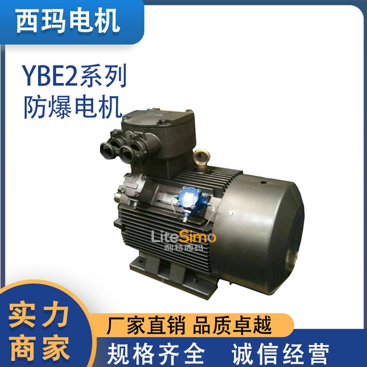 利特西瑪隔爆型三相異步電動機YBE系列防爆標志ExdIIBT4Gb