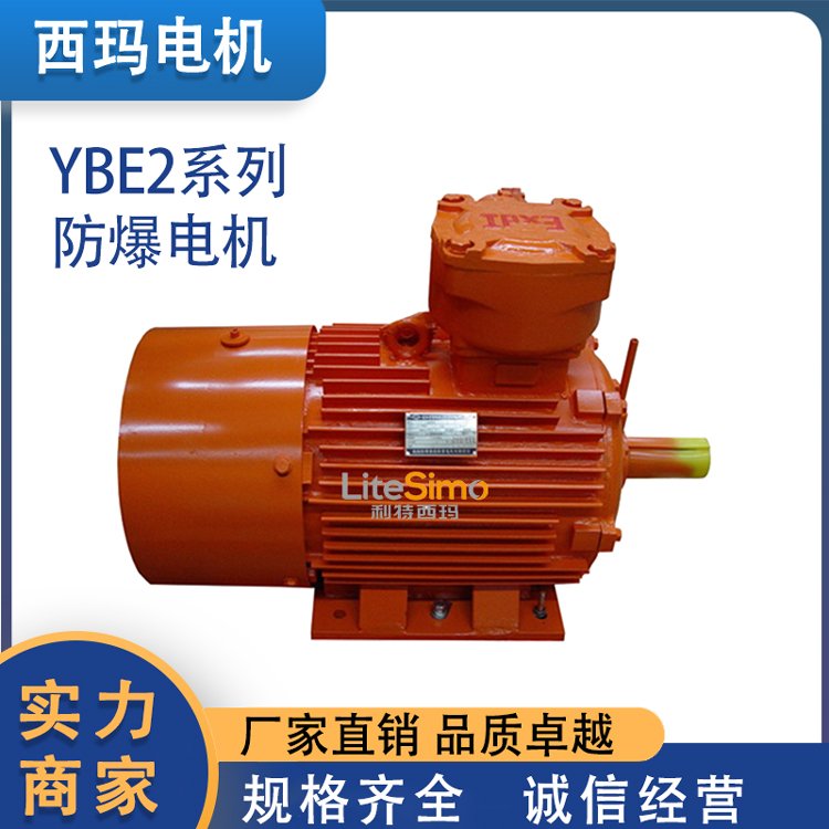 鼠籠式隔爆型電動(dòng)機(jī)三相異步防爆電機(jī)高效節(jié)能振動(dòng)小利特西瑪廠家