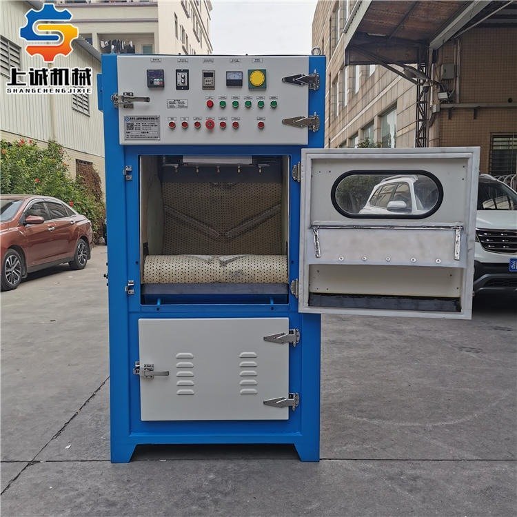 自動去毛邊噴砂機上誠電木合金筷子專用履帶式毛邊機