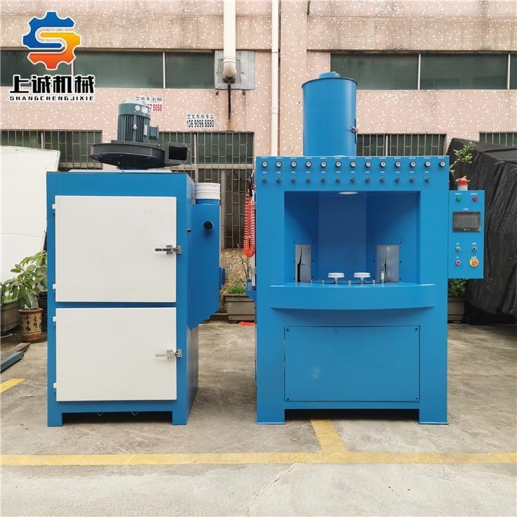 自動噴砂機轉(zhuǎn)盤式自動噴砂機玻璃燈罩玻璃瓶自動噴砂機