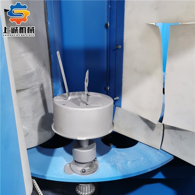 間歇式轉(zhuǎn)盤噴砂機電飯煲內(nèi)膽圓形表面處理噴砂設備自動轉(zhuǎn)盤機