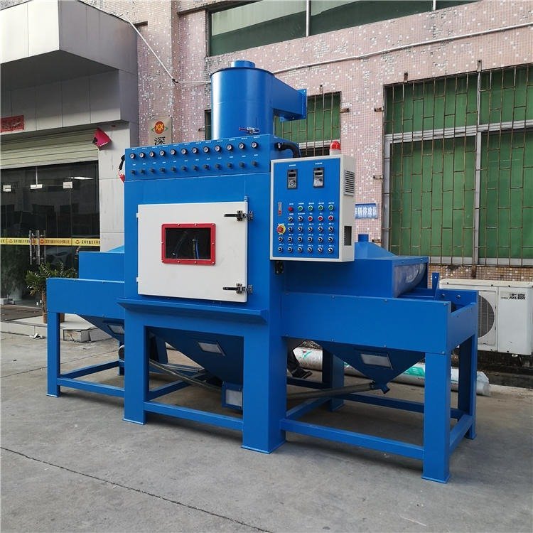 環(huán)保噴砂機廠家樂器工藝品除銹去氧化皮自動噴砂機