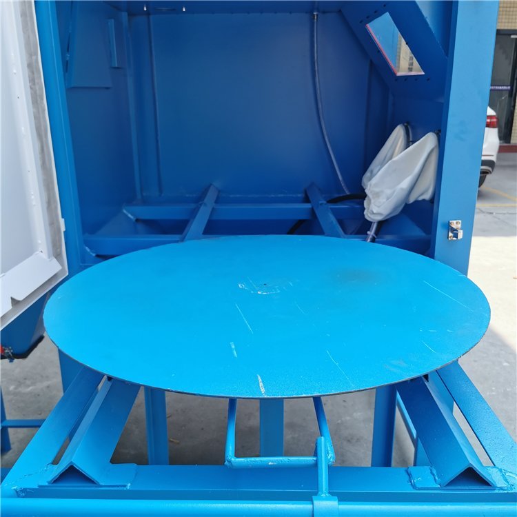 上誠大型噴砂機(jī)汽車配件翻新除銹手動(dòng)噴沙機(jī)