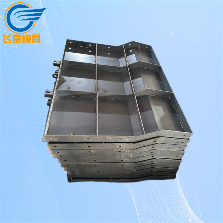公路防撞護(hù)欄模板混凝土護(hù)欄模具現(xiàn)澆和預(yù)制兩種類(lèi)型飛皇品牌