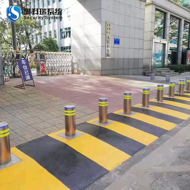 思科瑞全自動液壓升降柱遠程遙控擋車柱學校路樁、阻車設施