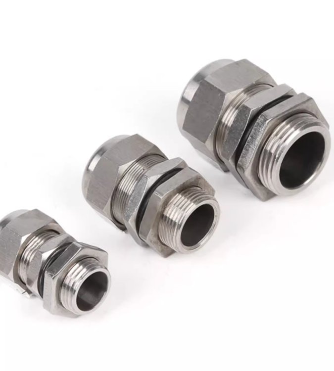 不銹鋼防爆格蘭頭VI配電箱電纜密封接頭填料函M25單壓式NPTG1\/2(DN15)4分