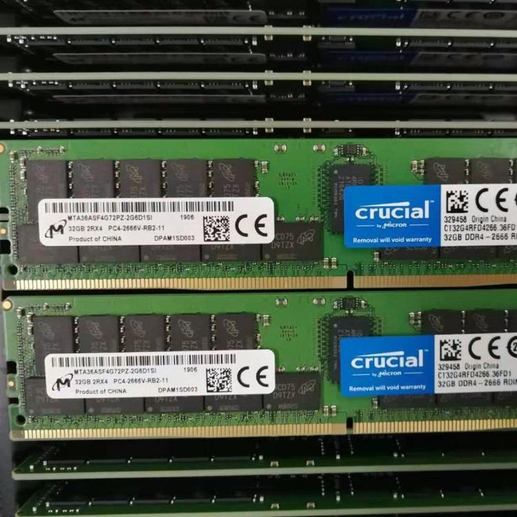 鎂光（Micron）服務(wù)器內(nèi)存條原廠DDR432G2RX42666MTA36ASF4G72PZ