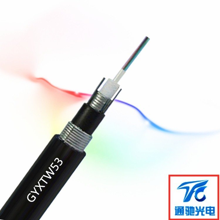 4芯室外單模鎧裝光纜GYXTW53-4B1通馳光電國(guó)標(biāo)可定制