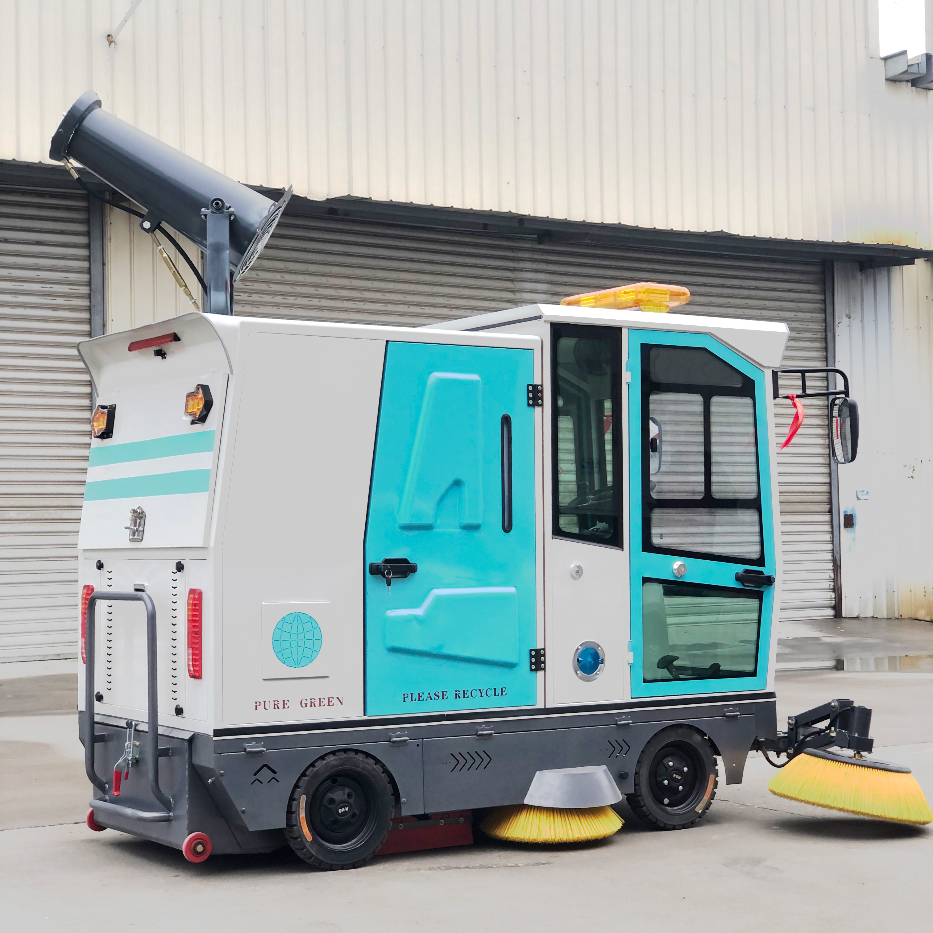 領程型駕駛式電動掃路車倉庫廠房掃地機應用范圍廣