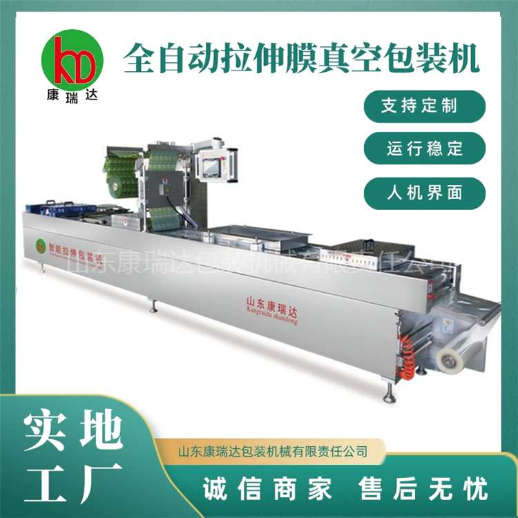 粽子拉伸膜真空包裝機月餅全自動包裝設(shè)備熱成型封口機
