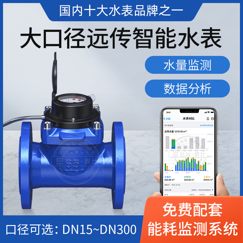M-Bus物聯(lián)網(wǎng)無線水表工業(yè)法蘭大口徑智能水表贈遠(yuǎn)程抄表系統(tǒng)