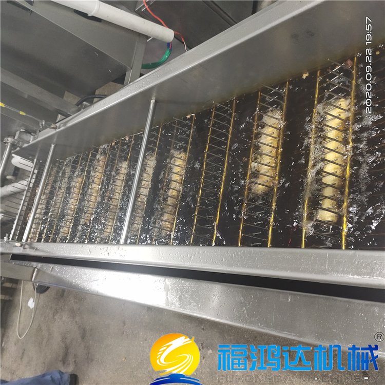 油條油炸機(jī)全自動(dòng)油炸設(shè)備電加熱油炸鍋不銹鋼材質(zhì)